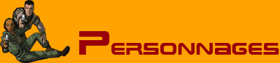Les personnages du jeu XIII